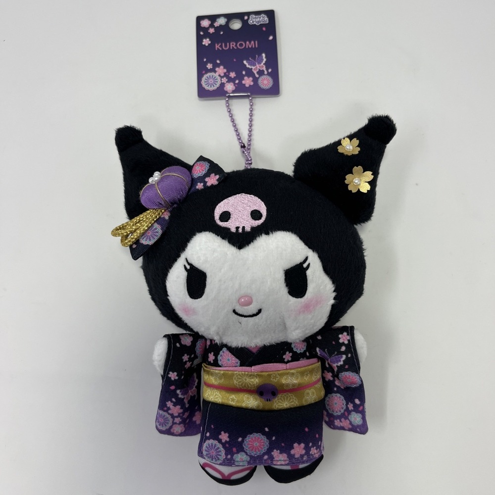 Sanrio Characters Kuromi Kimono Ver. Plush doll Toy Japan New